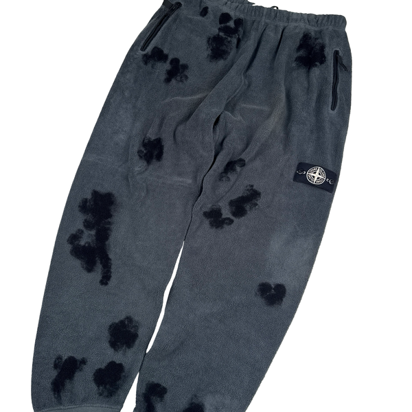 Stone Island 2023 Hand Coloured Cotton Pile Special Process Joggers - Large
