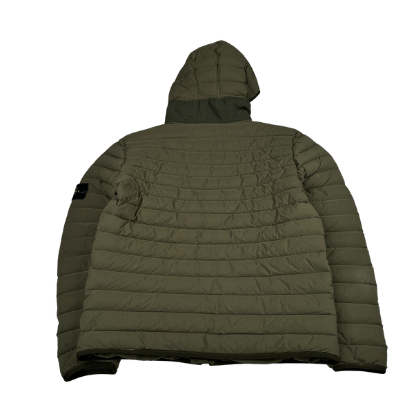 ジャケット・アウター STONE  Loom Down Puffer Jacket Stone Island 2019 Khaki Loom Woven Down Puffer Jacket