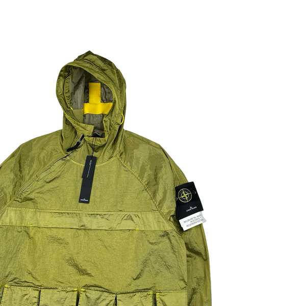 Stone Island 2023 Green Nylon Metal Watro TC Pullover Smock - Large