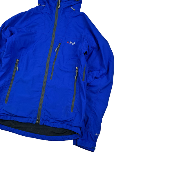 RAB Blue Pertex Vapour-Rise Waterproof Rain Jacket - Small