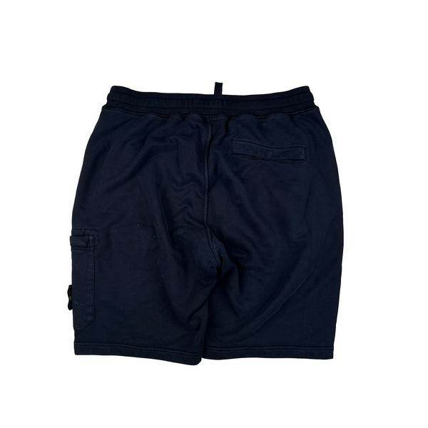Stone Island 2020 Navy Cotton Shorts - Medium