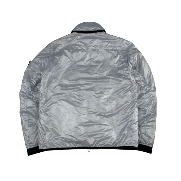 Stone Island 2018 Icey White Pertex Quantum Primaloft Jacket - Large