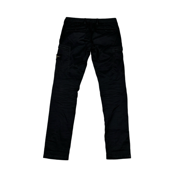 Stone Island 2021 Black SK Cargo Trousers - 32"