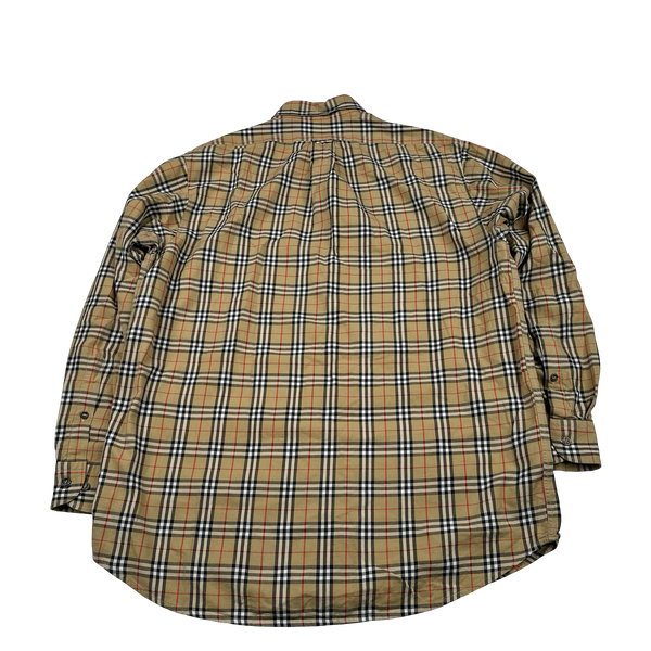 Burberry Nova Check Button Up Shirt - Large