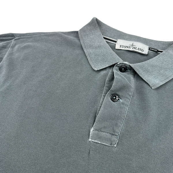 Stone Island 2020 Grey Short Sleeved Polo Top - 3XL