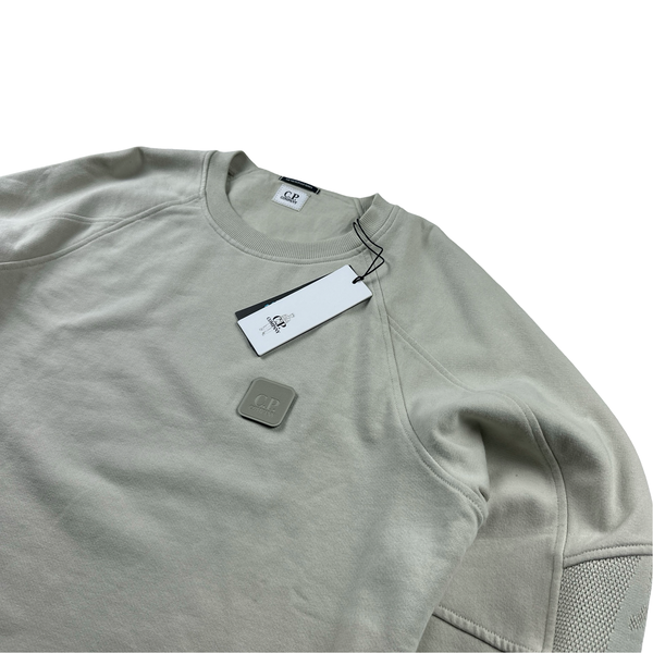CP Company Metropolis Cream Crewneck Sweatshirt - XL