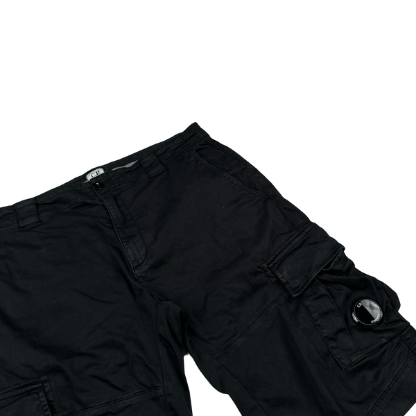 CP Company Black Cargo Shorts - 36"