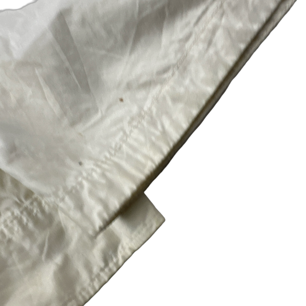 Stone Island 2018 White Cotton Zipped Overshirt - Large