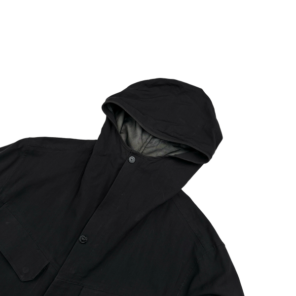 Stone Island 2016 Black Ghost Piece Water Repellent Wool Jacket - XL