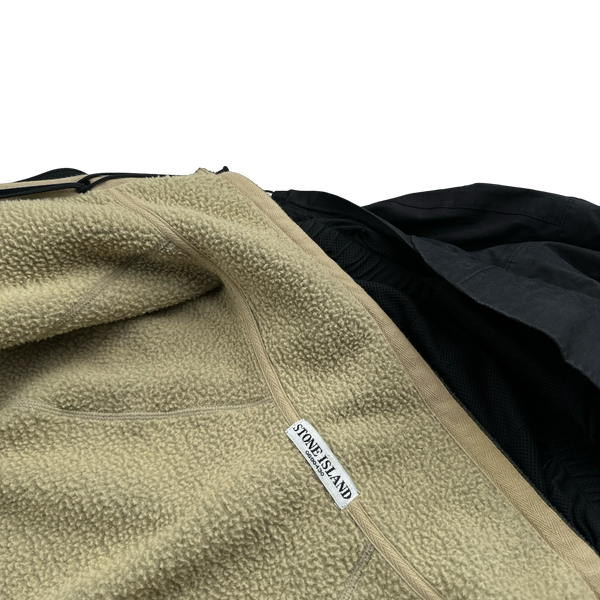 Stone Island 2006 Black Duel Layer Ventile Jacket - Large