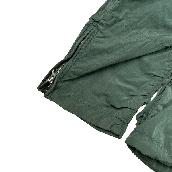 CP Company Teal Chrome Goggle Multi Pocket Jacket - Large