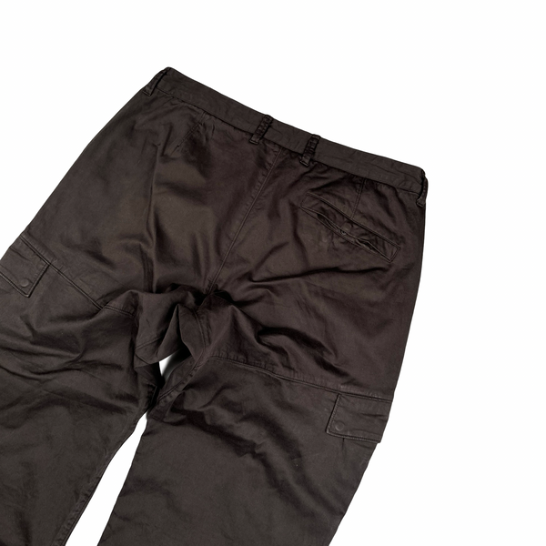 Stone Island Brown Ghost Regular Fit Cargo Trousers - Large