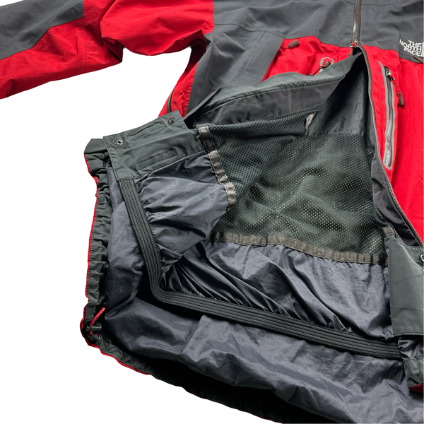 North Face Red Colour Block Summit Series Gore Tex Jacket - Large