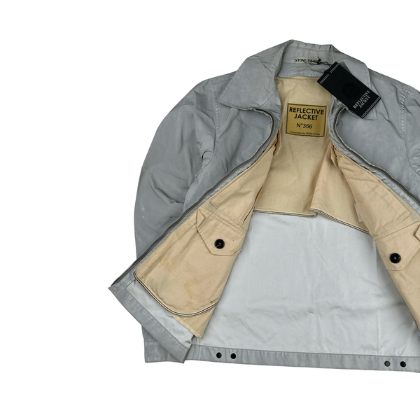 Stone Island Reflective 2006 Reflective Harrington Jacket - Large