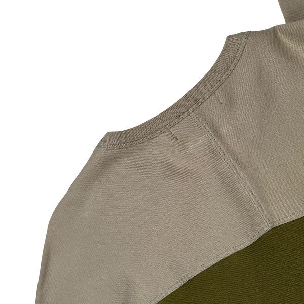 Stone Island 2015 Reflective Spellout Navy/Purple Cotton Crewneck - Medium