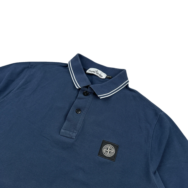 Stone Island 2013 Blue Polo Shirt - Large
