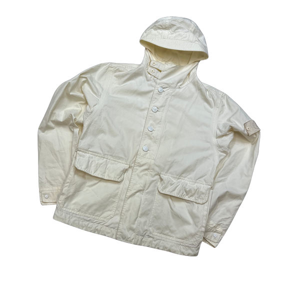 Stone Island 2012 White Ghost Ventile Jacket - Small
