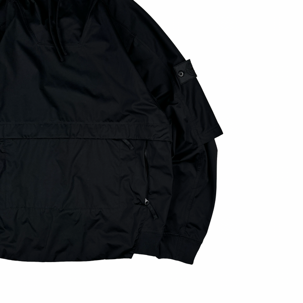 Stone Island Shadow Project 2020 Black Nylon Hooded Smock - Large