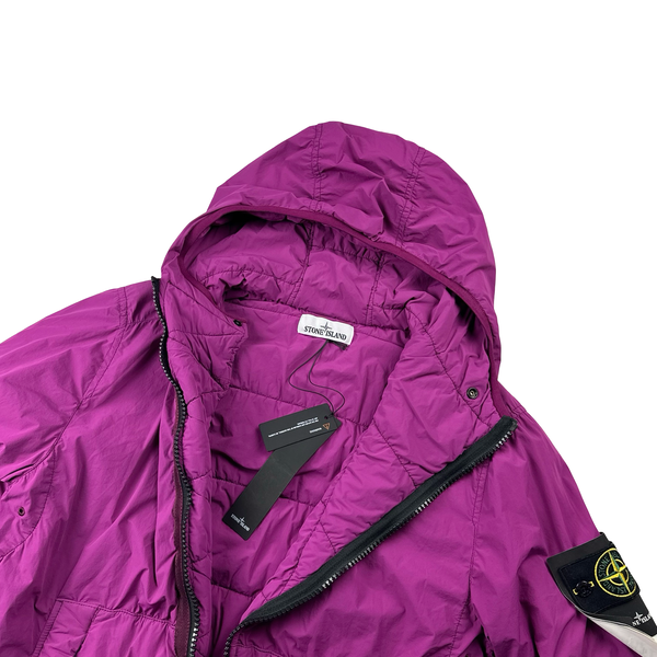 Stone Island 2019 Purple Comfort Tech Composite Jacket - Small
