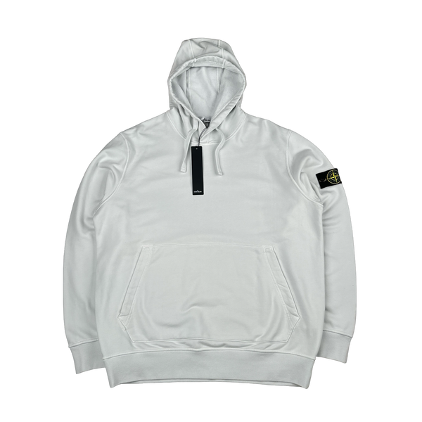 Stone Island 2022 White Pullover Hoodie - XXL