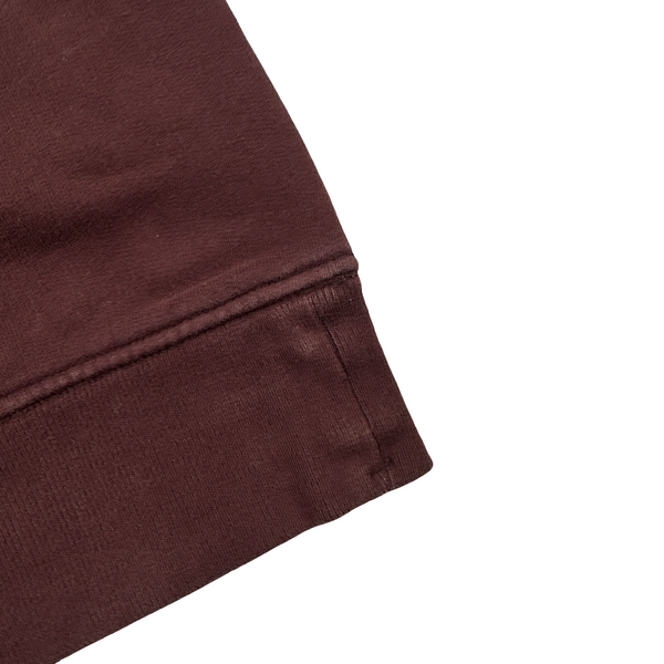 Stone Island 2019 Maroon Red Cotton Crewneck - Small