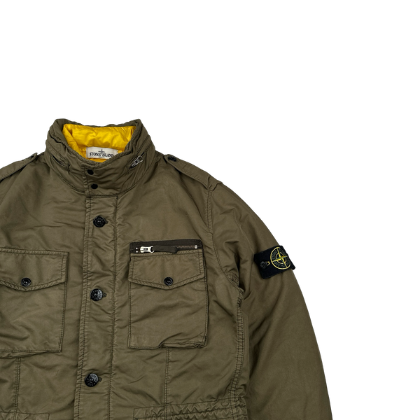 Stone Island 2010 David-TC Khaki Dutch Rope Down Liner Field Jacket - Large