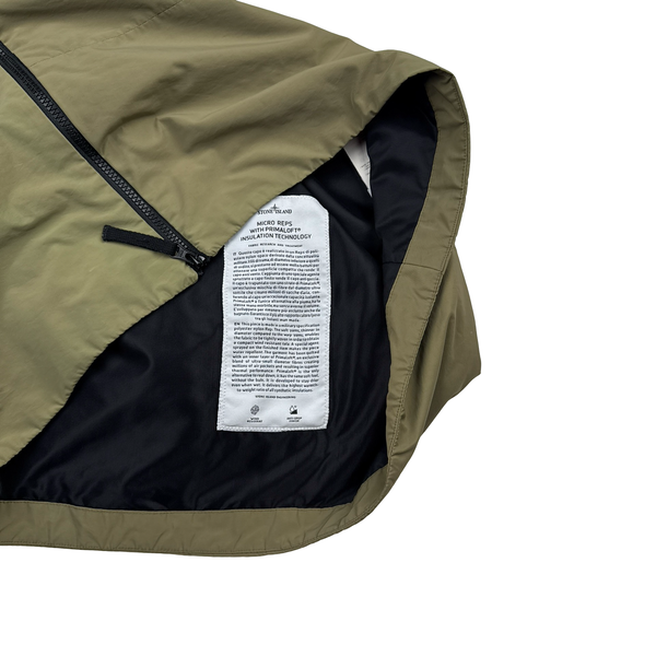 Stone Island 2017 Khaki Micro Reps Primaloft Insulated Vest - XL