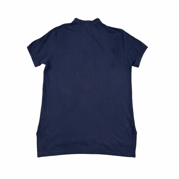 Ralph Lauren Navy Light Cotton Polo Shirt - Medium