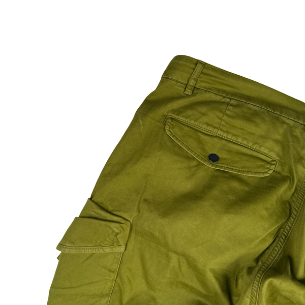CP Company Green Loose Fit Lens Viewer Cargos - XL