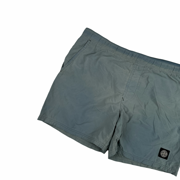 Stone Island 2017 Blue Patch Swim Shorts - XL