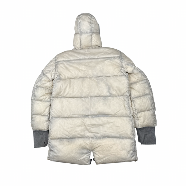 Stone Island 2009 Opaque Nylon Tela Down Dual Hood Jacket - XXL