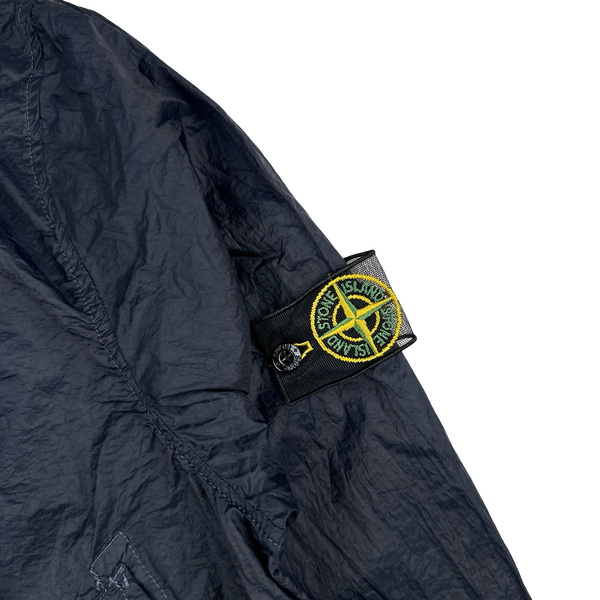 Stone Island 2008 Navy Mesh Badge Lightweight Jacket - Large