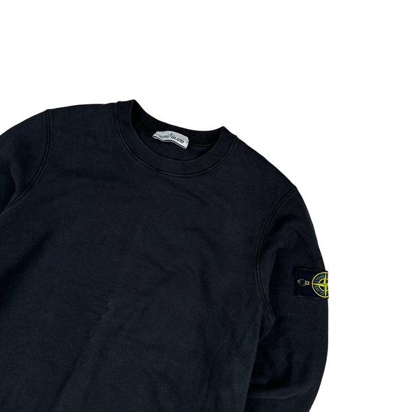 Stone Island 2021 Black Crewneck Sweatshirt - Medium