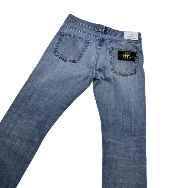 Stone Island 2013 Light Blue Denim Regular Fit Jeans - 32"