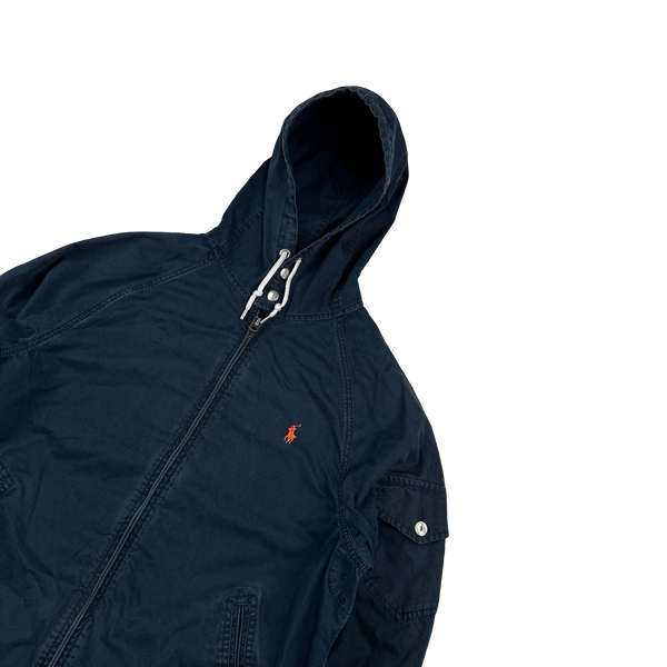 Ralph Lauren Navy Cotton Jacket - Medium
