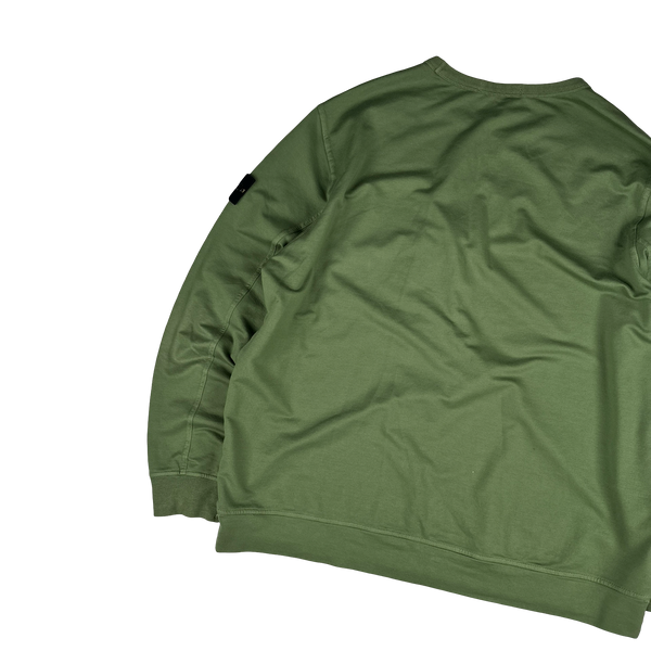 Stone Island 2022 Sage Green Crewneck Pullover Jumper - XXL