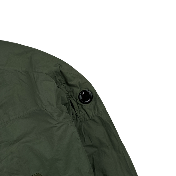 CP Company Dark Green Flatt Nylon Hooded Jacket - XXL