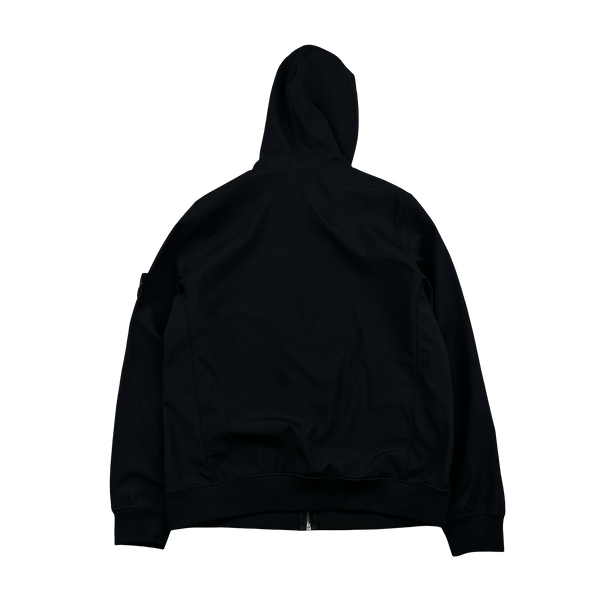 Stone Island 2020 Black Light Soft Shell R Jacket - Medium