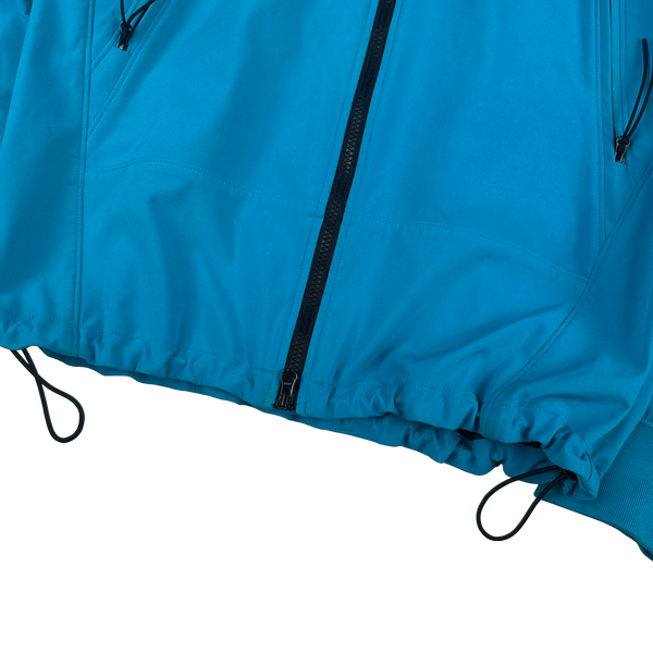 CP Company Blue Soft Shell R Goggle Hooded Zipped Jacket - XXL