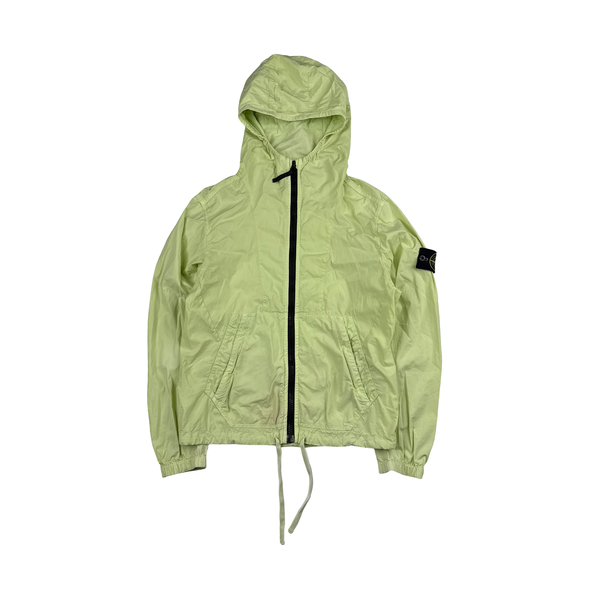 Stone Island 2017 Yellow Tela Paracadute Hooded Jacket - Small