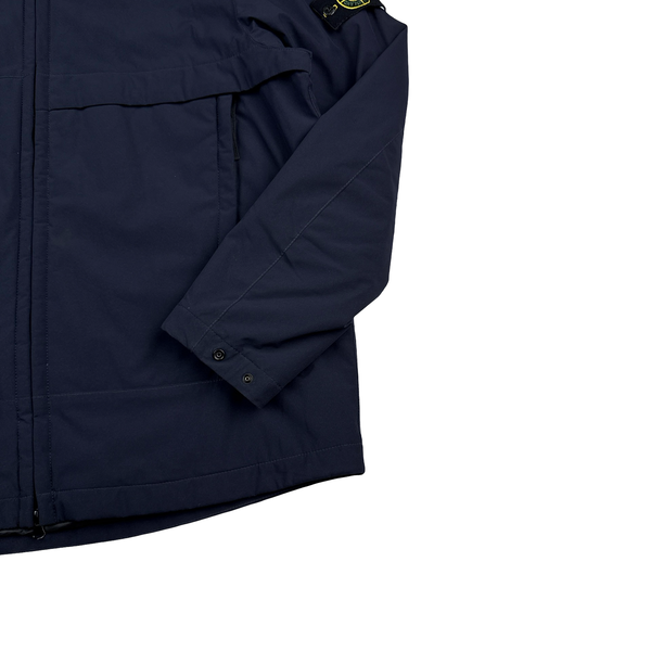 Stone Island 2022 Navy Soft Shell R Primaloft Jacket - XXL