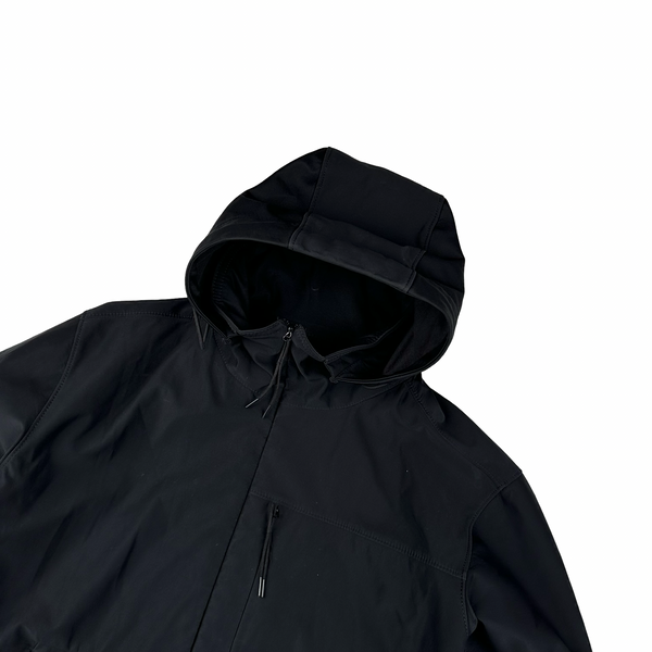 Stone Island Black Nylon Cotton 3L Ghost Piece Jacket - Medium
