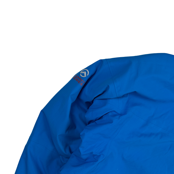 North Face Summit Series Blue Hyvent Alpha Hooded Jacket - Large