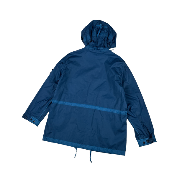Stone Island Shadow Project Blue Mussola Gommata Parka Cobalt - Large