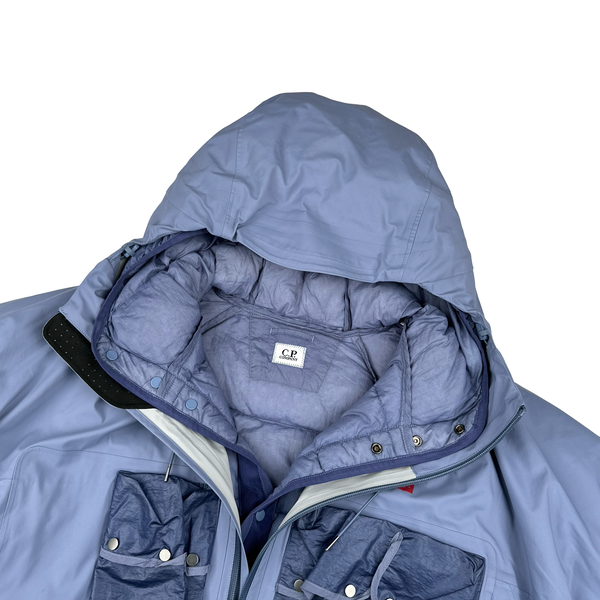 CP Company Lilac Goretex Infinium Waterproof Down Liner Jacket - XXL