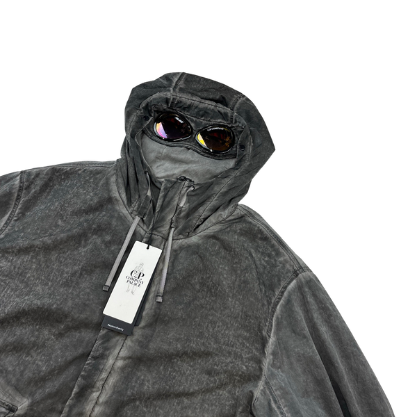 CP Company x Palace Grey Nylon La Mille Goggle Jacket - XL