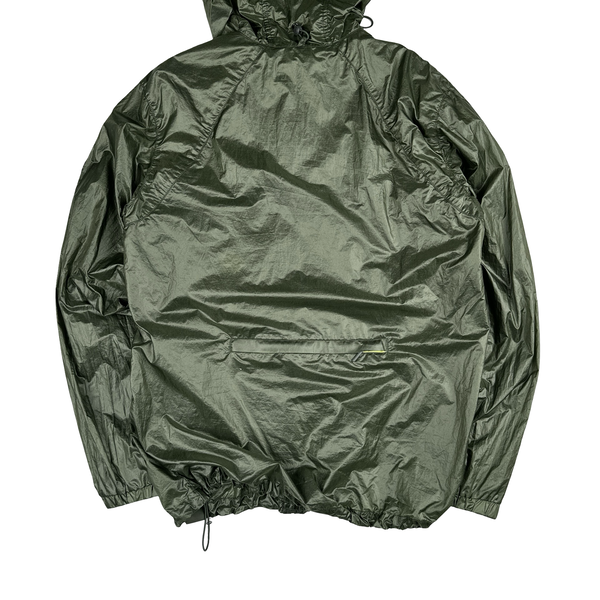 Canada Goose Dark Sage Lightweight Packable Nylon Hooded Jacket - Large