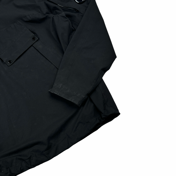 CP Company Black Pro Tek Lightweight Hooded Pullover Jacket - Large