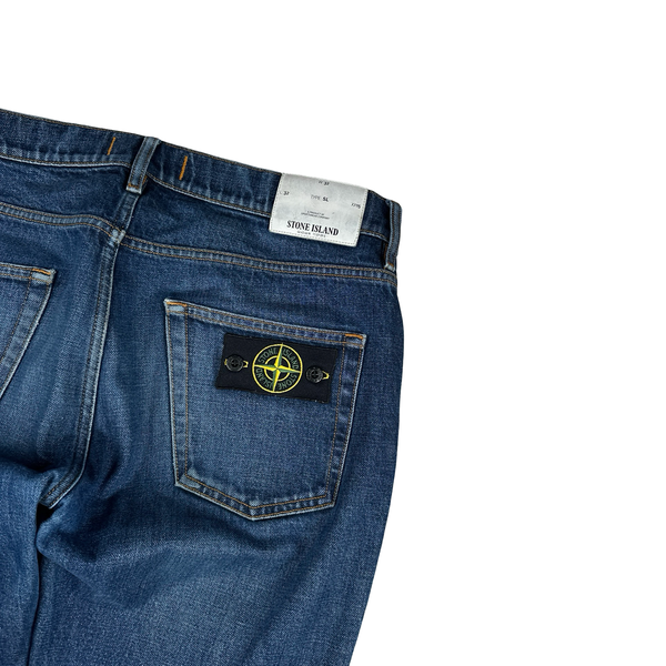Stone Island 2017 Slim Fit Light Wash Denim Jeans - 32"