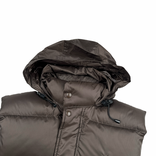 Ralph Lauren Brown Down Puffer Gilet - Medium